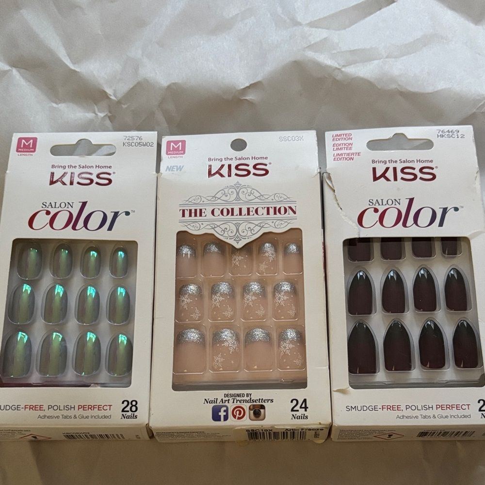 KISS Salon Color Nails set of 3
